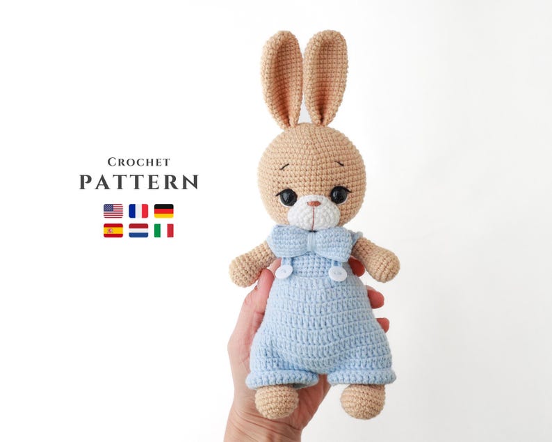 CROCHET PATTERN: Adorable Crochet Bunny