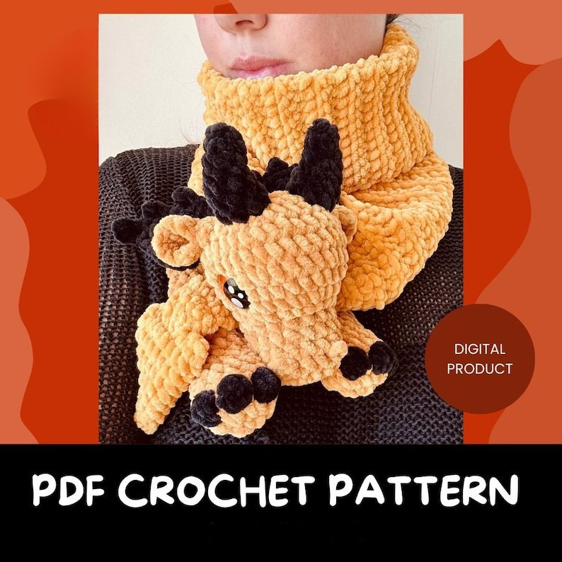 Dragon Scarf Crochet Pattern