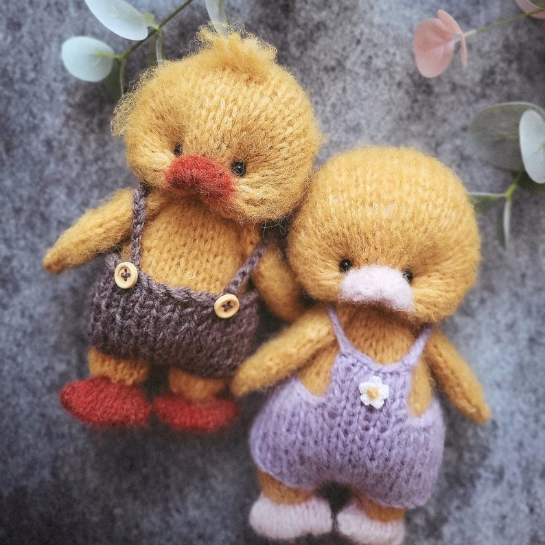 DUCKLING knitting PATTERN pdf