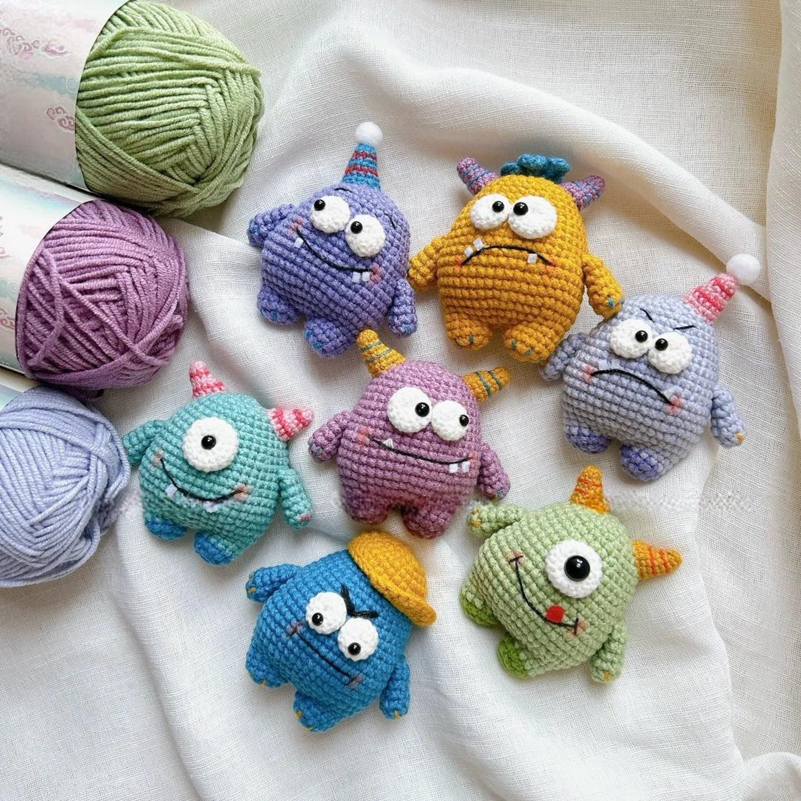 Mini Monsters Crochet Pattern