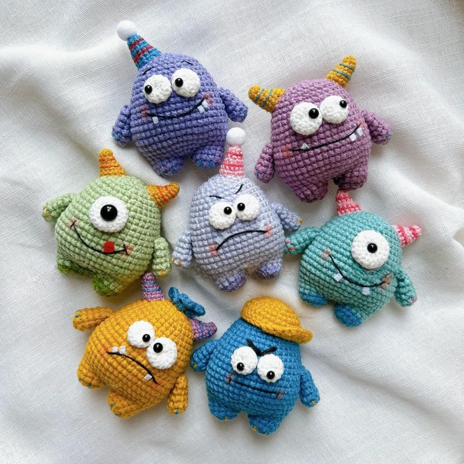 Mini Monsters Crochet Pattern
